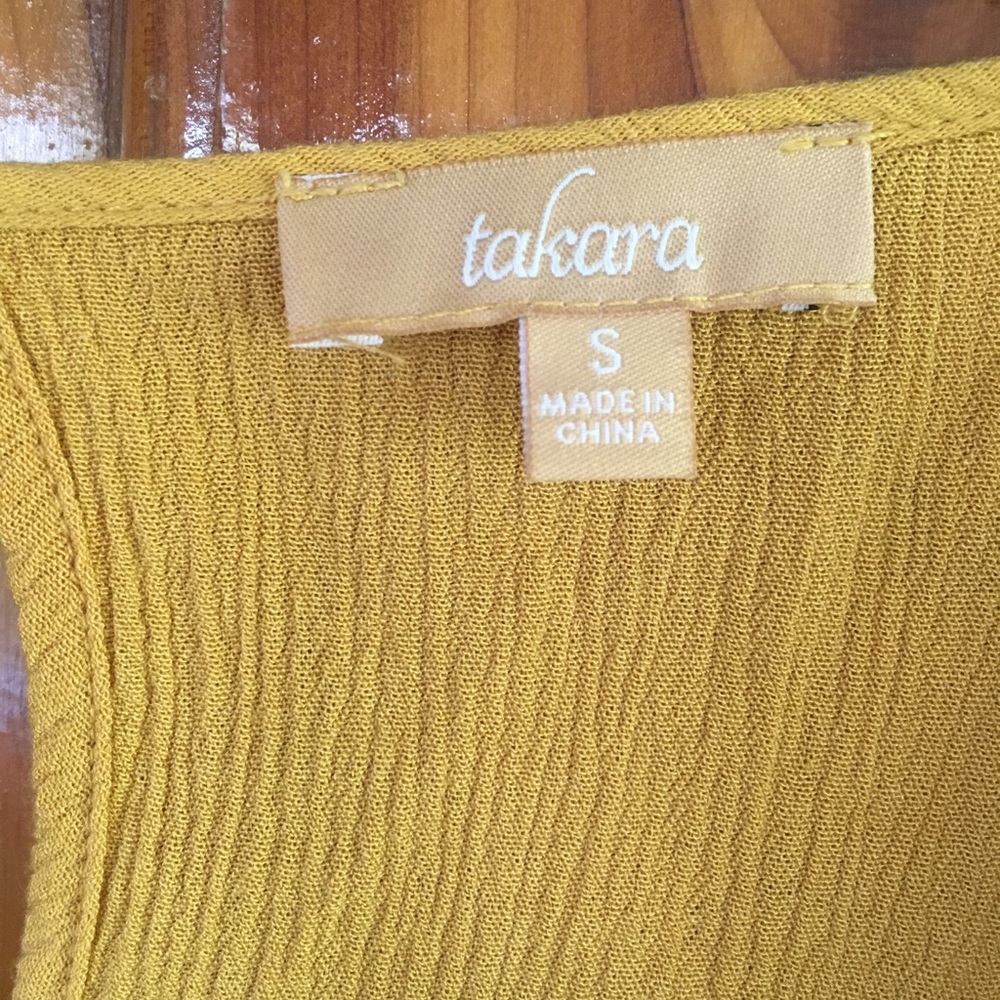 Yellow blouse